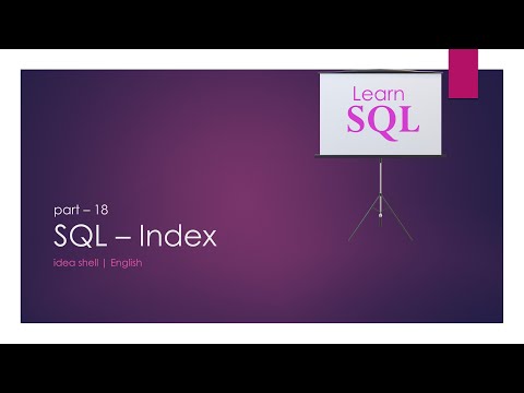 Part 18 Index Sql Tutorial Using Sql Server