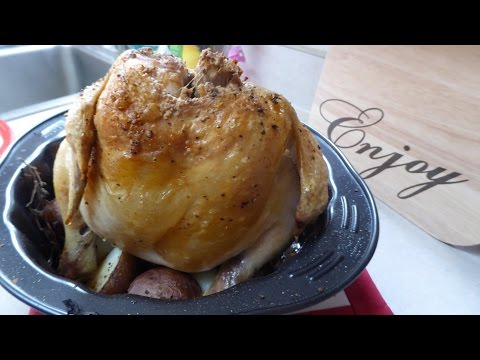 Bundt Pan Roast Chicken