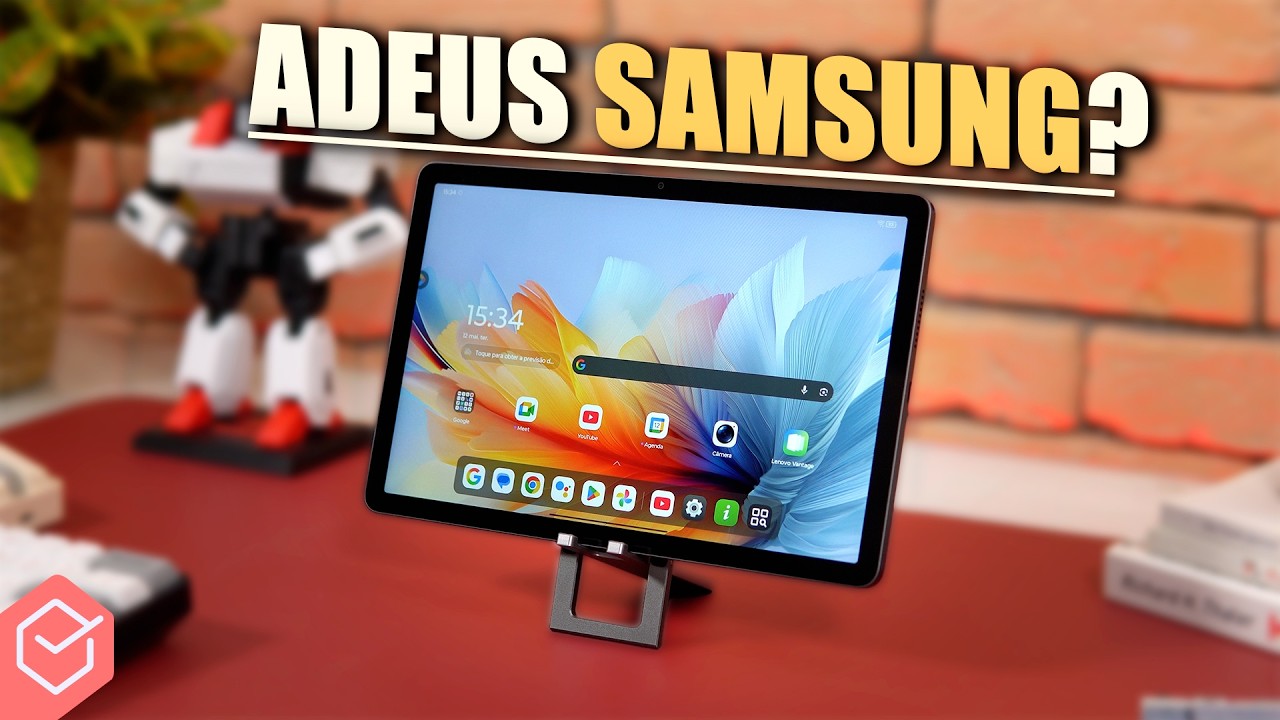 Miniatura da avaliação em vídeo de Tablet Lenovo Tab M10 Plus 10.1 polegadas 64GB 4GB RAM Android 14