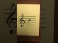Musical Flashcards 3 Treble Clef G Position Musictheory
