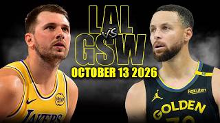 Los Angeles Lakers vs Golden State Warriors Full Game Highlights - October 13, 2026 | NBA Preseason