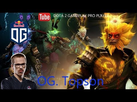 DOTA 2 GAMEPLAY PRO PLAYER  - Monkey King by OG.Topson
