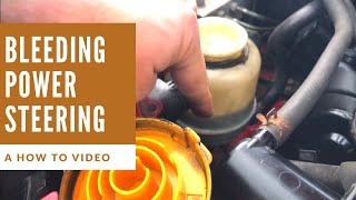 How to Bleed a Power Steering Pump