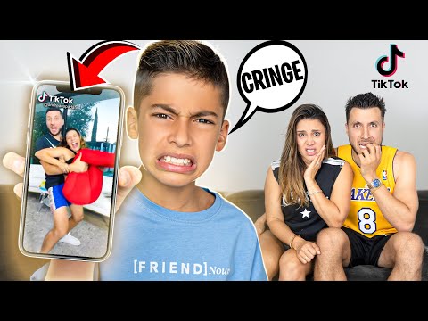 Ferran REACTS To His Parent's CRINGY TIKTOKS! (EMBARRASSING) | The Royalty Family