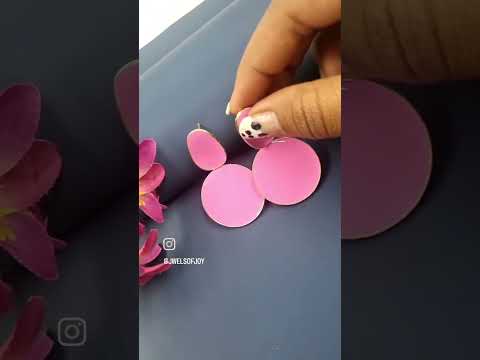 Oxodize imitation modern earring