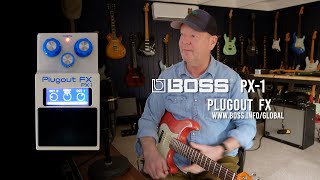 Video thumbnail for BOSS: PX-1 PLUGOUT FX. 16 Boss Pedals In-One... And more to come! by Brett Kingman