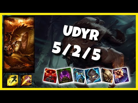 Udyr vs Taliyah NA Challenger JUNGLE (5/2/5) - v11.2