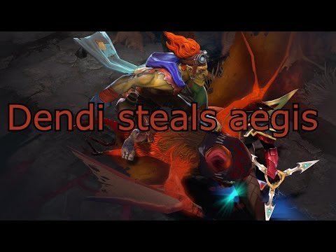 Dota 2 - Dendi steals aegis vs Alliance @ Starladder grand final
