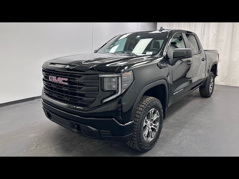 2026 GMC Sierra 1500 Crew Cab Short Box 4-Wheel Drive Pro in Black for sale at Davis GMC Buick Lethbridge in Lethbridge, AB