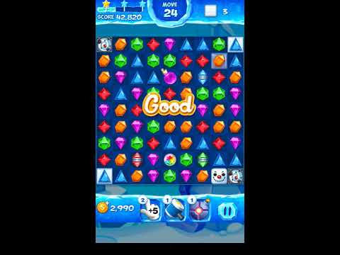Jewel Pop Mania:Match 3 Puzzle Level 150 ( Ice Cream Town Episode ) - Walkthrough ( No Booster )