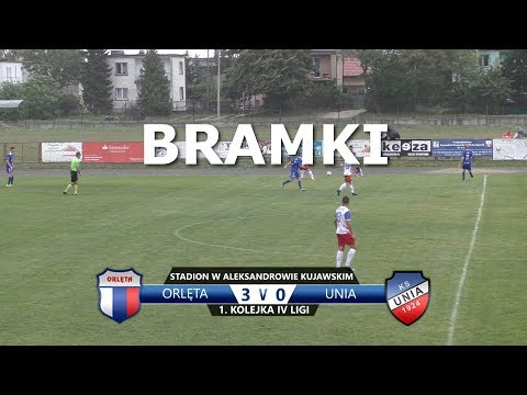 Bramki z meczu Orlęta Aleksandrów Kujawski - Unia Solec Kujawski 3:0 //11.08.2018 r.