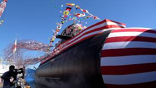 新型潜水艦「しょうげい」進水　２８年３月就役　三菱重工