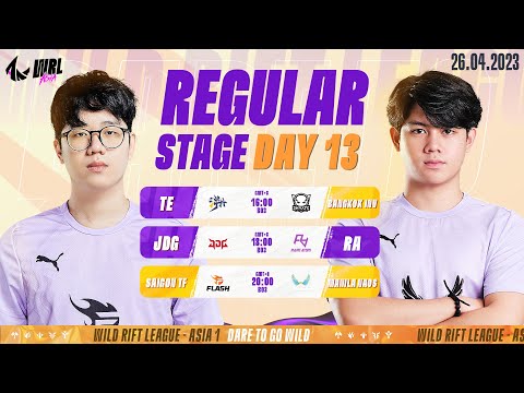 [EN] TE vs INV | JDG vs RA | TF vs NAOS - REGULAR STAGE DAY 13 WRL ASIA 2023 (BO3)