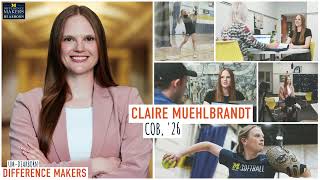 2026 UM-Dearborn Difference Maker: Claire Muehlbrandt