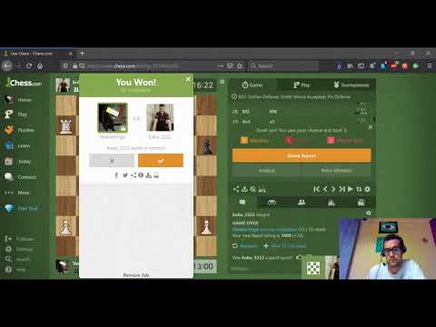 Rapid Chess Game 20 Smith Morra Gambit Redeemed: Early ...Bb4