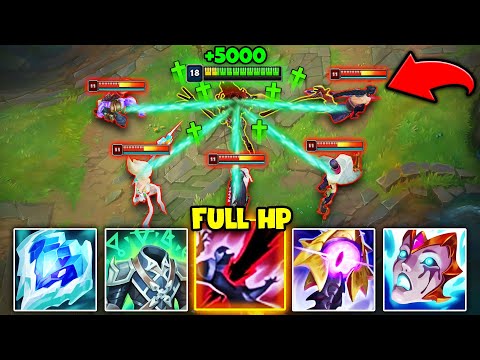 Fiddlesticks but I have infinite healing and can tank your entire team (ONE W = FULL HP)