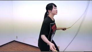 かわいい本田望結　縄跳び