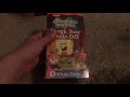 My Spongebob VHS Collection