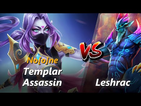 How to Templar Assassin mid vs Leshrac (feat. No[o]ne) | First 10 minutes