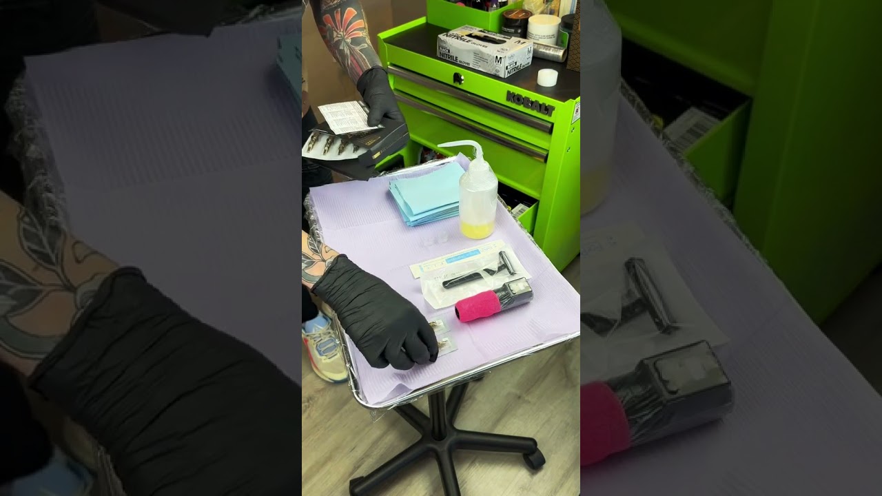 STEP BY STEP: TATTOO STATION SETUP