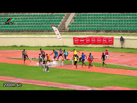 Men's 2000m Steeplechase Final U18 Trials