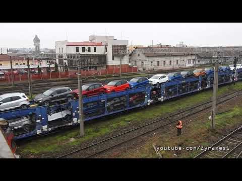 Primul tren cu Ford Eco Sport in gara Timisoara Nord - 13 noiembrie 2017