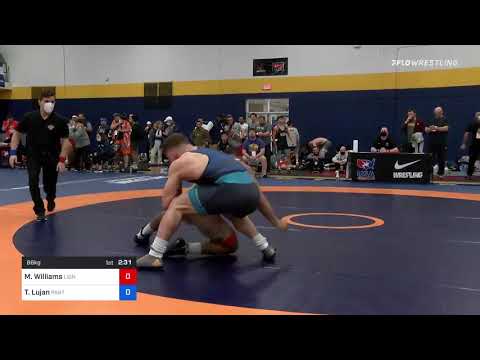 86 Kg Consi Of 16 #2 - Myles Williams, Lion Wrestling Club Vs Taylor Lujan, Panther Wrestling Club