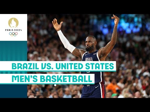 🇧🇷 Brazil vs. United States 🇺🇸  | Men's Basketball | #Paris2024 Highlights