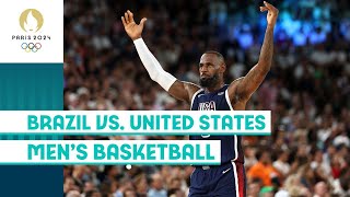 🇧🇷 Brazil vs. United States 🇺🇸  | Men's Basketball | #Paris2024 Highlights