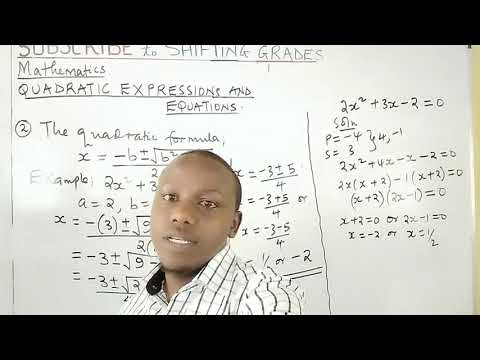 QUADRATIC EXPRESSIONS AND EQUATIONS- EQUATIONS