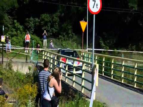 21 Rajd Dolnośląski 2011 Bryan Bouffier in action