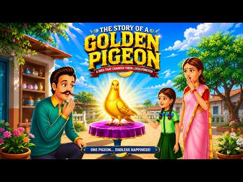 STORY OF A GOLDEN PIGEON | Moral Stories in English | Life Lesson | Learn English | Bedtime Stories