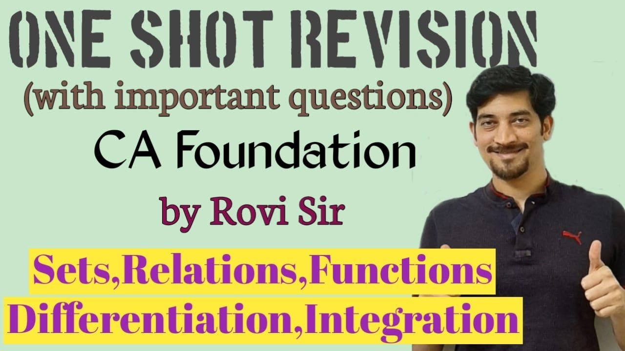 ONE SHOT REVISION | Sets,Relations,Functions | Differentiation,Integration