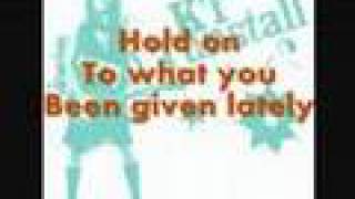 KT Tunstall- Hold on lyrics