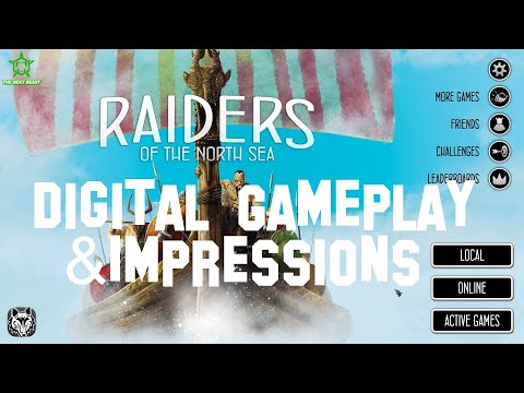 The Hexy Beast - Raiders of the North Sea Digital Gameplay/Impressions - YouTube