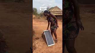 How we charge our phones 📞 in the village