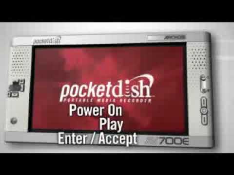 pocket dish Archos av700e navigation