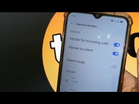 how to turn on vibrate on silent in realme c11 !! how to turn off vibrate on silent in realme c11