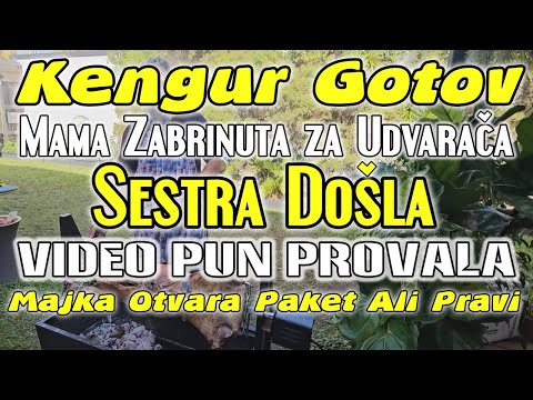 HEKTIČNI VIDEO: Pečemo "Kengura" - Mama Haos Provale - Sestra Stiže iz Sydneya! Majka i Obožavatelj