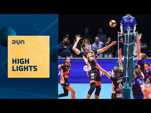 Highlights Spielbegegnung VfB Friedrichshafen vs. BERLIN RECYCLING Volleys