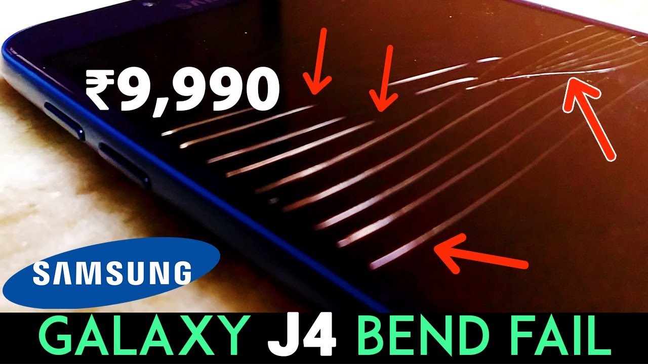 Galaxy J4 Bend FAIL! - Weakest Samsung Plastic Design | (Durability Review)