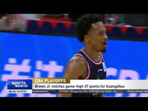 CBA Playoffs｜Guangzhou 105 - Xinjiang 83｜Barry Brown Jr. shines in Guangzhou's Win Over Xinjiang