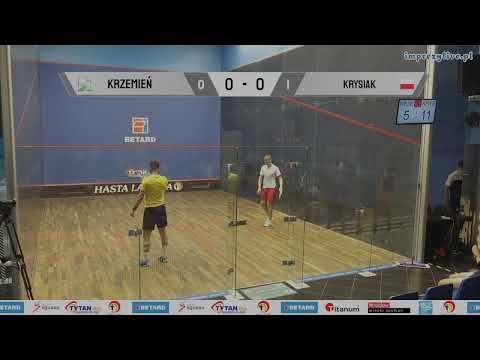 Szymon Krzemień - Leon Krysiak - BETARD Indywidualne Mistrzostwa Polski w Squasha 2023