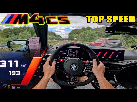 BMW M4 CS G82 is INCREDIBLY FAST! on the UNLIMITED Autobahn