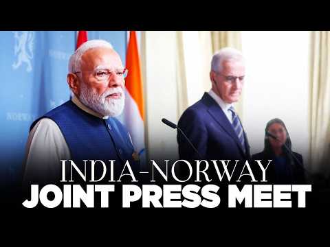  PM Modi, Norwegian PM Jonas Gahr Støre attend joint press meet