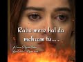 Hassad Ost Raba Mere Hal Da Mehram Tu Lyrics Har Pal Geo Piyari Lines