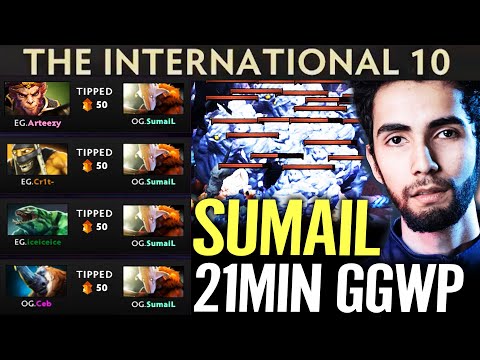 🔥 TI10 OG vs EG — SUMAIL Juggernaut 16min 11.000 GOLD 21min GGWP 100% Outplayed Dota 2 Pro
