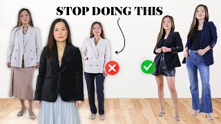 Long blazers don't look good on you? No, you were just styling it WRONG. Here's how to do it right.