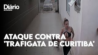 Tentativa de homicídio contra &#39;Trafigata de Curitiba&#39; é flagrada por câmeras de segurança