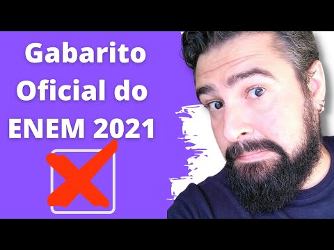 Gabarito OFICIAL ENEM 2021 Linguagens - Resolução comentada